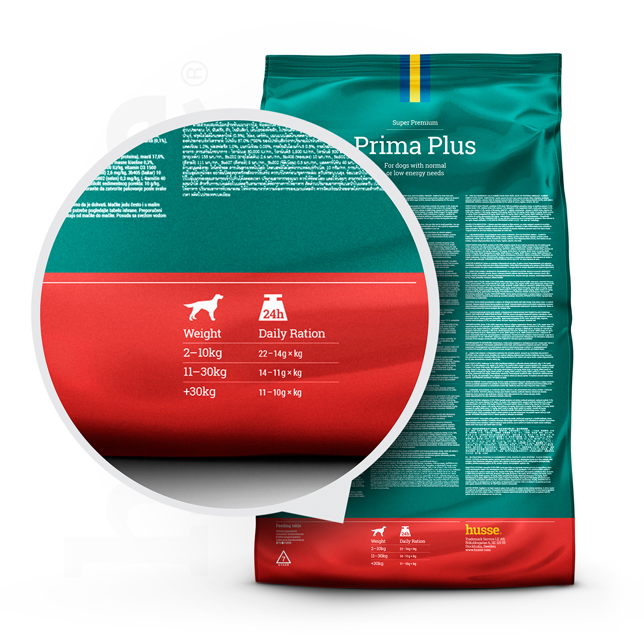 Prima Plus, 2 kg | Erhaltungsfutter für Hunde mit moderatem Fett- und Kaloriengehalt