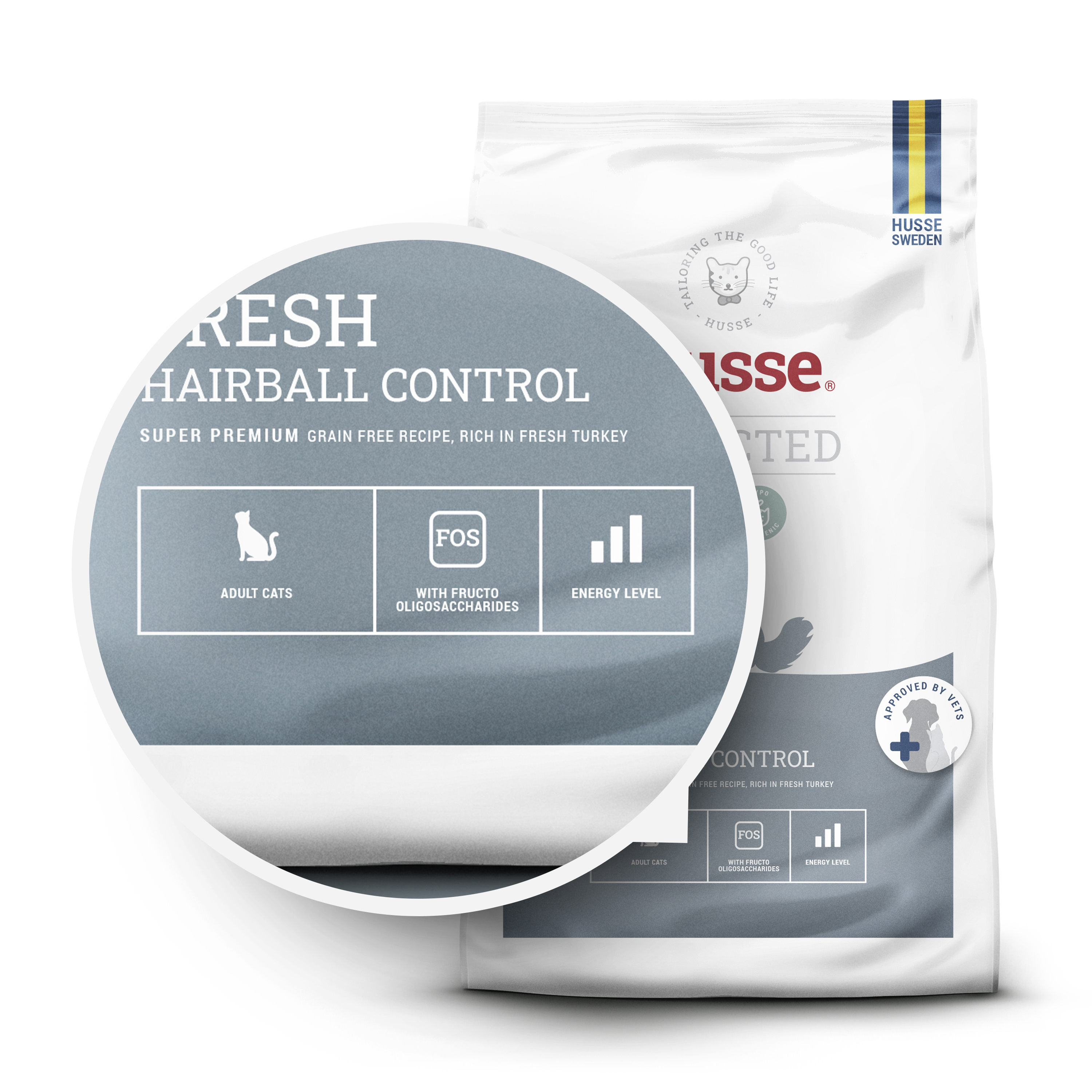 FRESH Hairball Control, 2 kg | Trockenvollnahrung für ausgewachsene Katzen