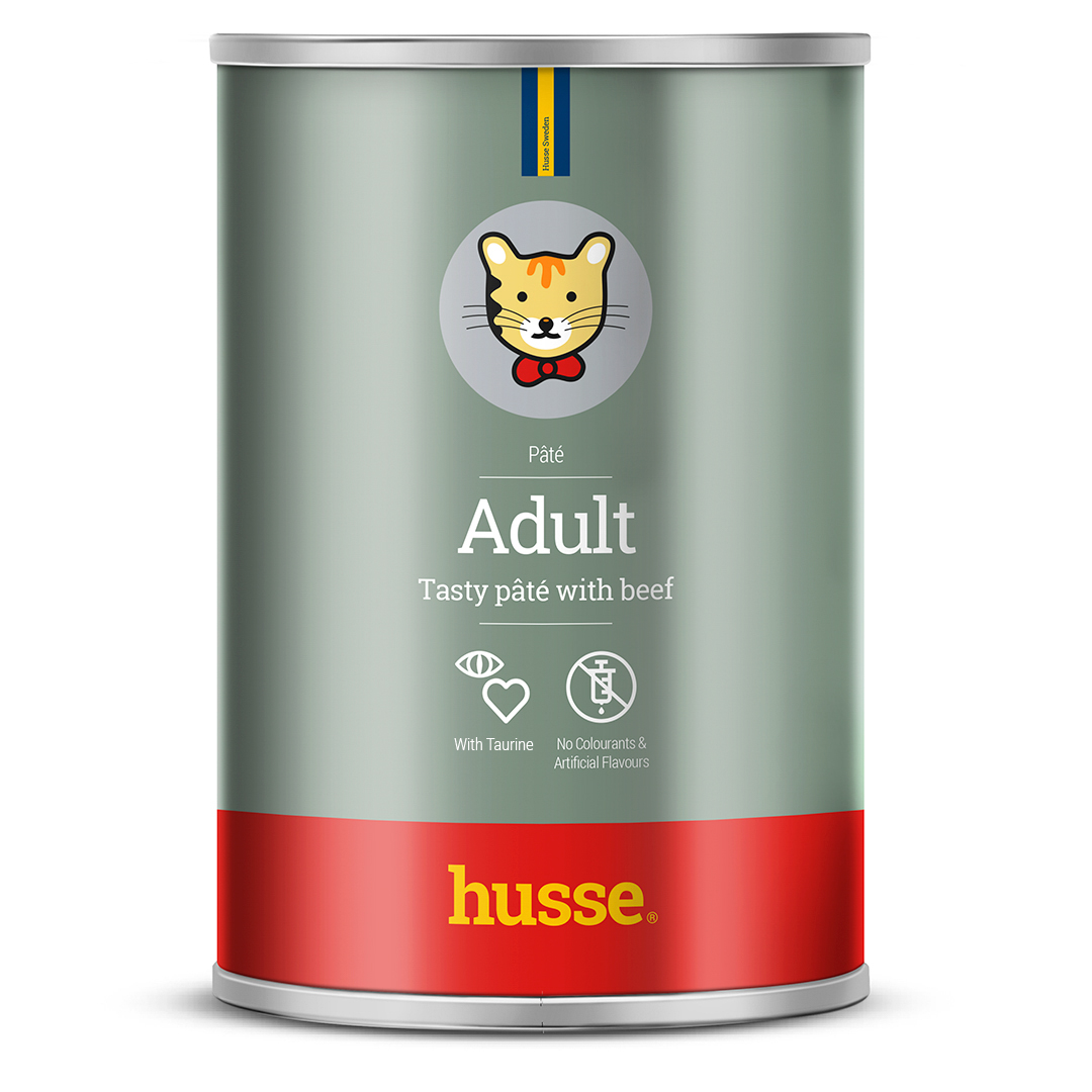 Adult Pâté, 400 g | Ausgewogene Mahlzeit mit Taurinzusatz