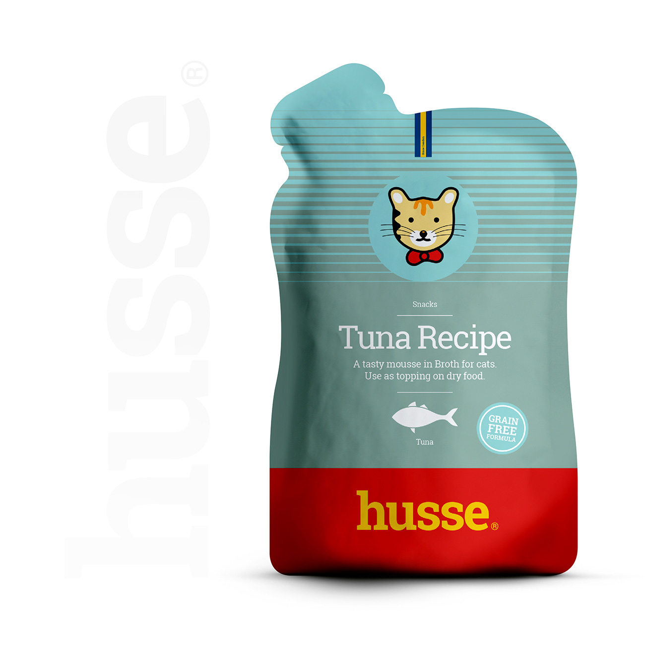 Tuna Recipe, box | Box mit 12 Säckchen mit schmackhaftem Mousse