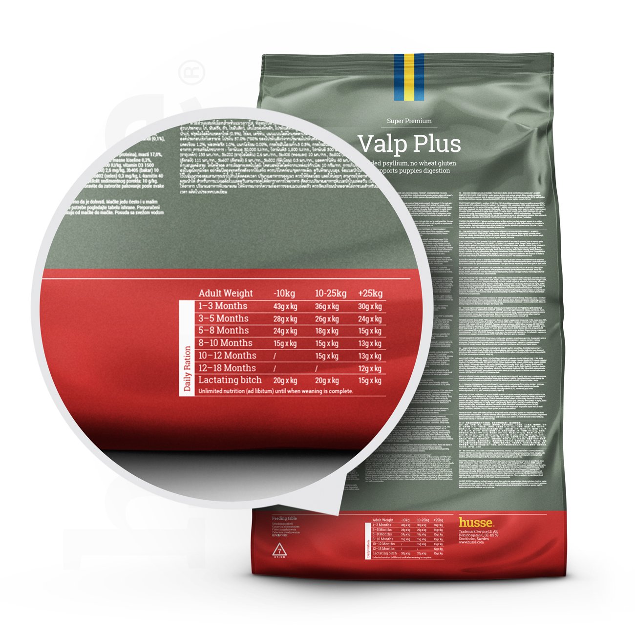 Valp Plus, 2 kg | Komplette Ernährung mit Flohsamen & Pflanzenfasern für eine reibungslose Verdauung