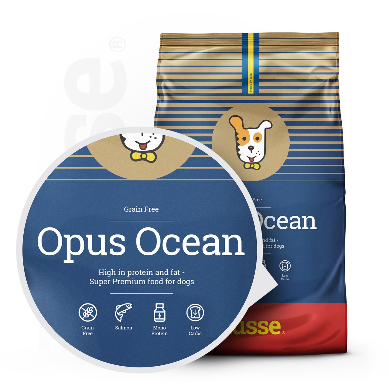 Opus Ocean, 2 kg | Getreidefreie Kroketten mit einer einzigen tierischen Proteinquelle