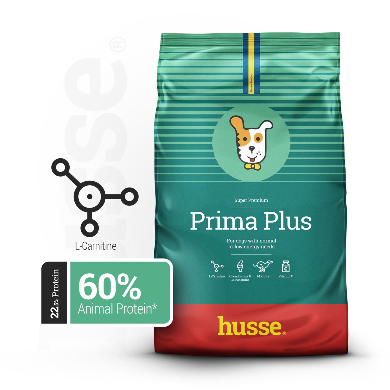 Prima Plus, 2 kg | Erhaltungsfutter für Hunde mit moderatem Fett- und Kaloriengehalt