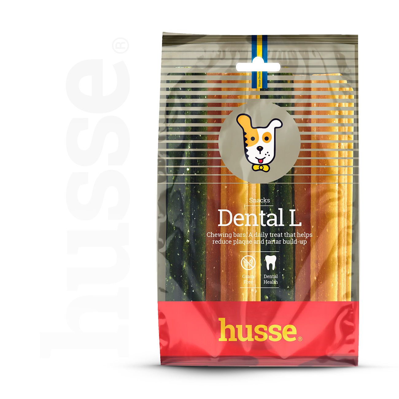Dental L, 4 St. | Glutenfreie Zahnsnacks für Hunde