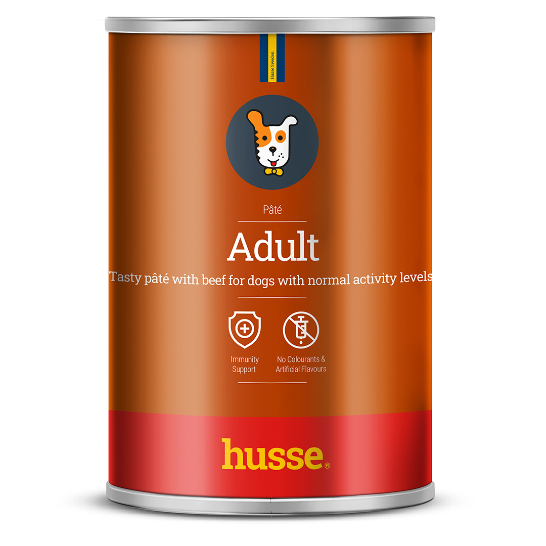 Adult Pâté, 400 g | Ausgewogene Mahlzeit mit getrocknetem Ginseng & Ananas