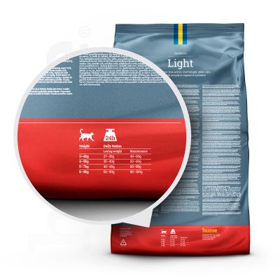 Exclusive Light, 2 kg | Trockenfutter für Katzen zur Erhaltung eines gesunden Gewichts