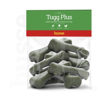 Tugg Plus S, 10 St. | Packung mit 10 kleinen Zahnkauknochen für Hunde