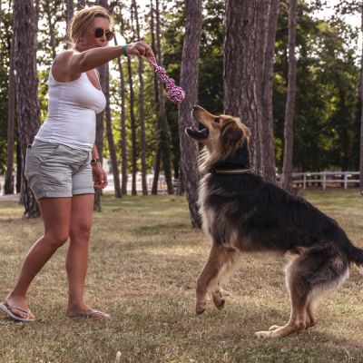 Rep Boll, 1 St. | Seilspielzeug mit geknotetem Ball