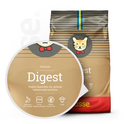 Exclusive Digest, 2 kg | Leicht verdauliche Rezeptur für Katzen mit empfindlichem Verdauungssystem