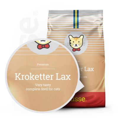 Kroketter Lax, 2 kg | Vollwertiges Katzenfutter